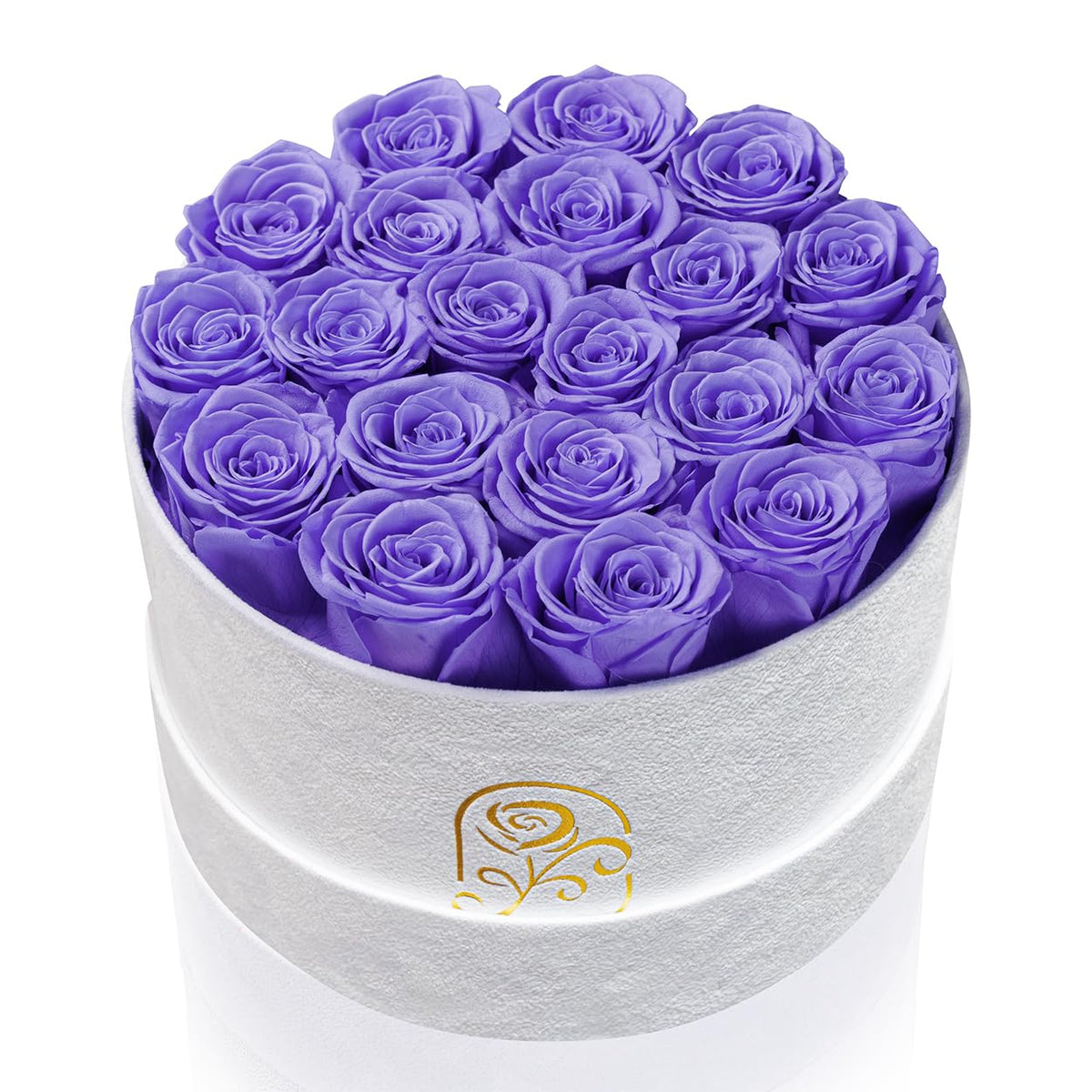 Flowers for Delivery, 20 Preserved Roses in Velvet Box, Gifts for Women