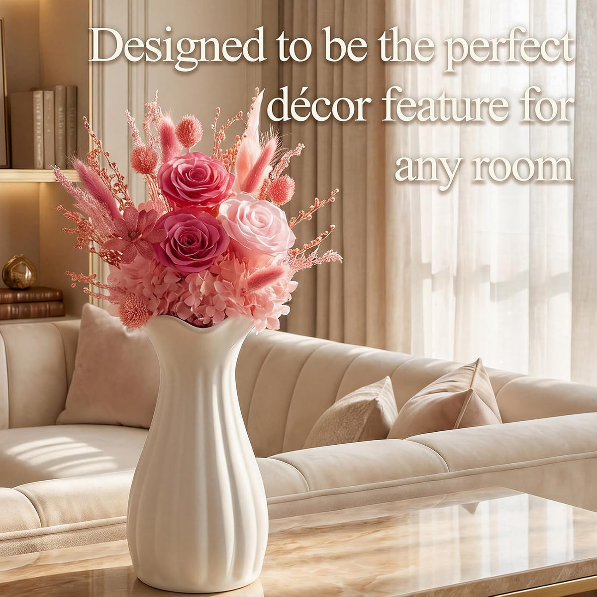 Preserved Flowers for Delivery, Anniversary and Birthday Gifts for Women