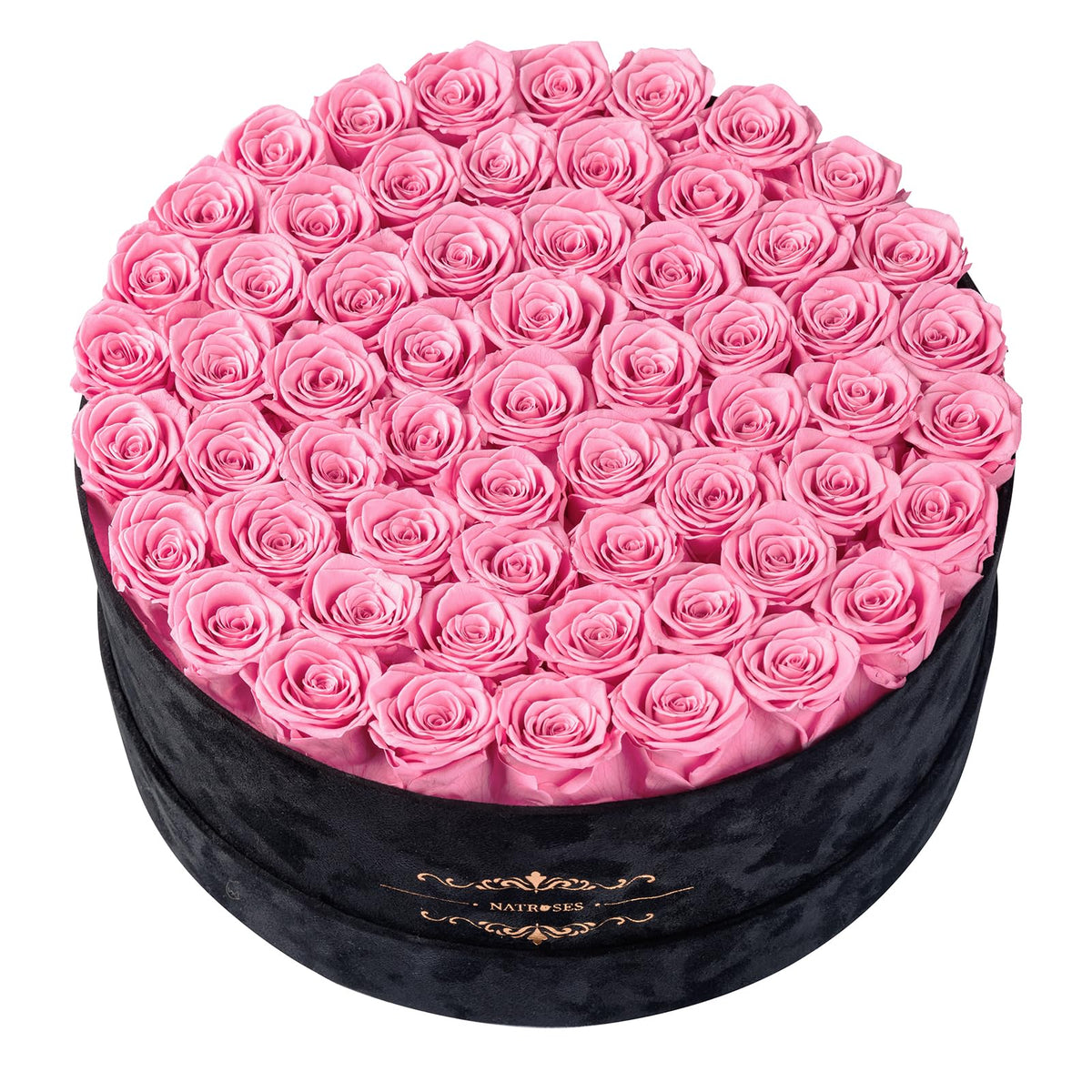 NATROSES Gifts for Her 27 Piece Forever Preserved Roses in a Box, Preserved Flowers for Delivery Birthday, Flowers Gifts for Mothers Day, Forest Green