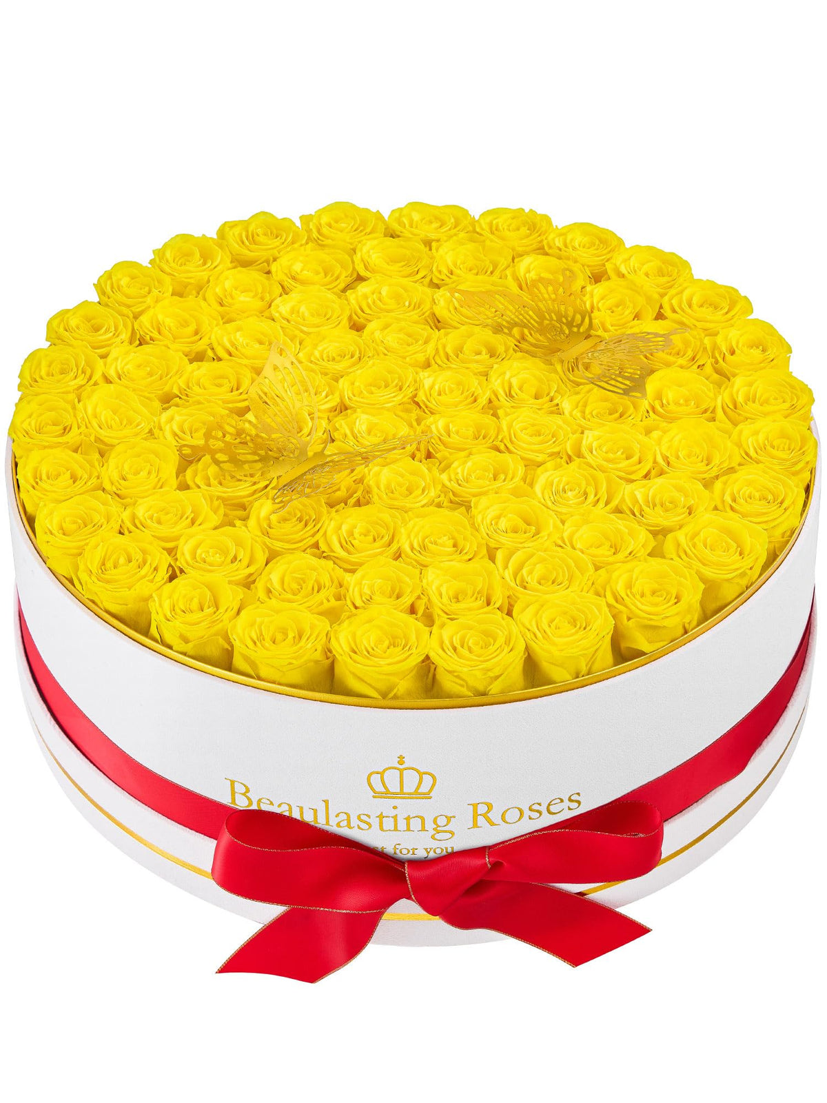 27 Preserved Roses in a Box Forever Flowers for Delivery Prime, Pink