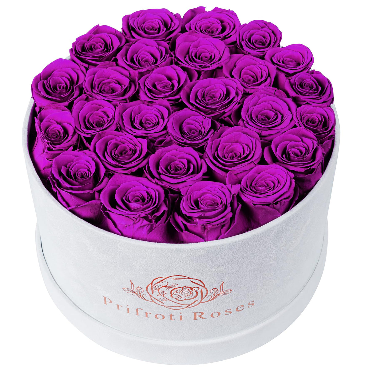 17 Flowers in Luxury Suede Box, Birthday Gifts for Women, Preserved Flowers