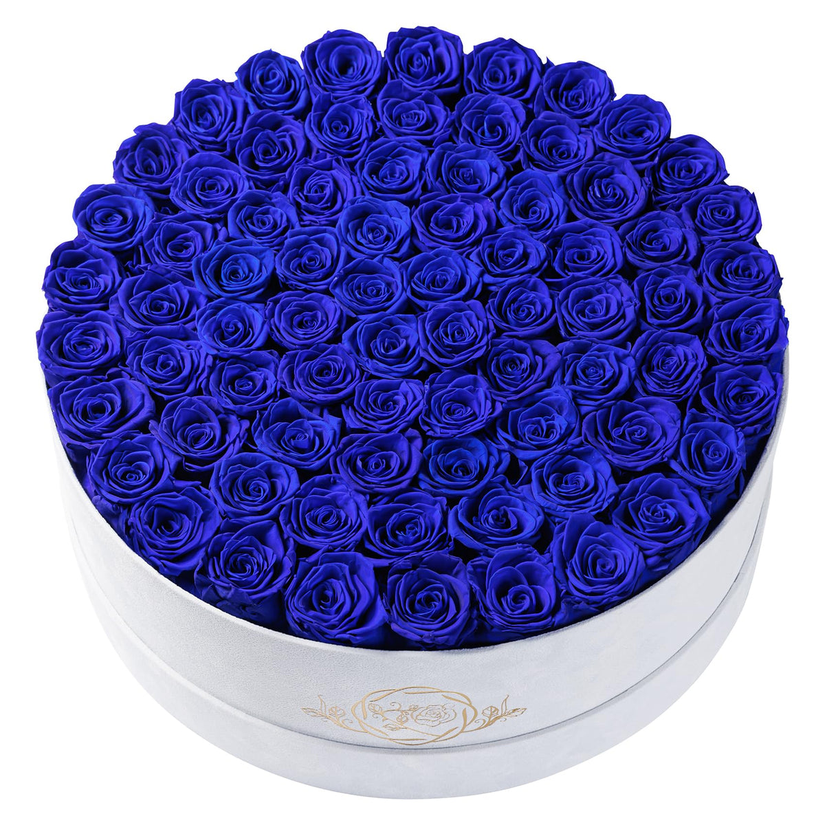 17 Flowers in Luxury Suede Box, Birthday Gifts for Women, Preserved Flowers