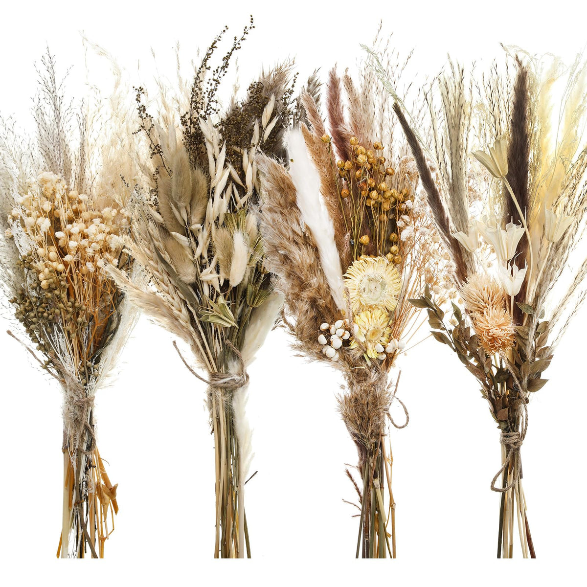 Layhit 4 Pack Large Size Boho Dried Flowers 15-17 Inch, Gerbera Daisy
