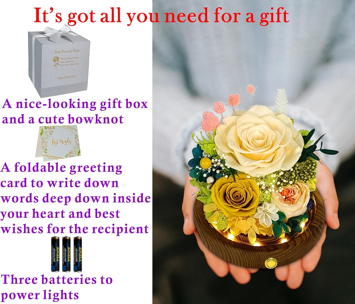 Long-Lasting Real Flowers - Unique Floral Gift For You To Send Love