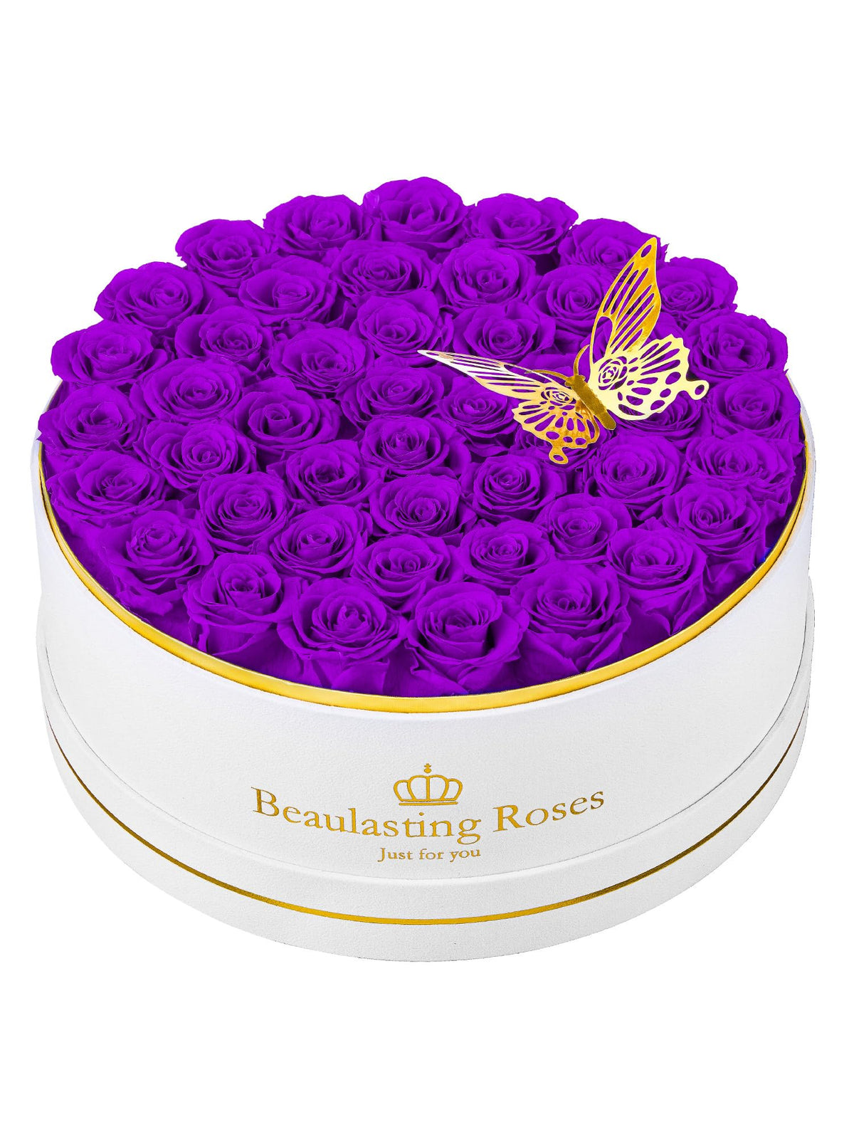 27 Preserved Roses in a Box Forever Flowers for Delivery Prime, Pink
