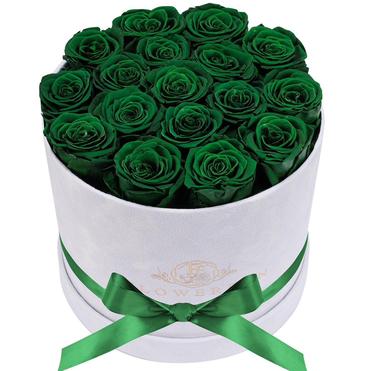 17 Flowers in Luxury Suede Box, Birthday Gifts for Women, Preserved Flowers