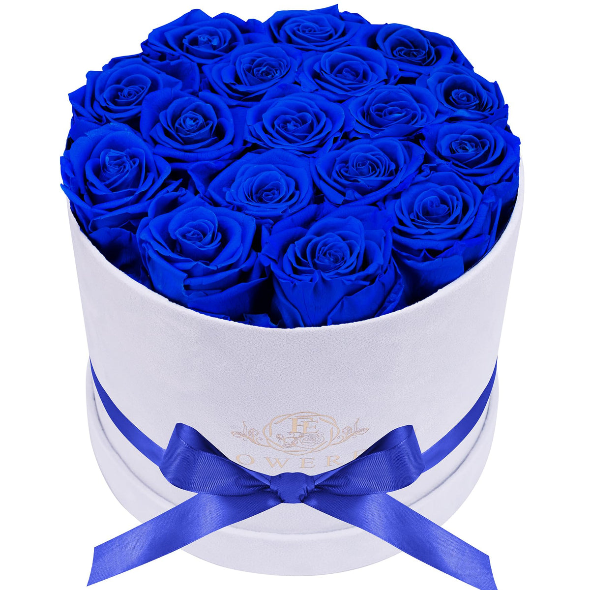 17 Flowers in Luxury Suede Box, Birthday Gifts for Women, Preserved Flowers