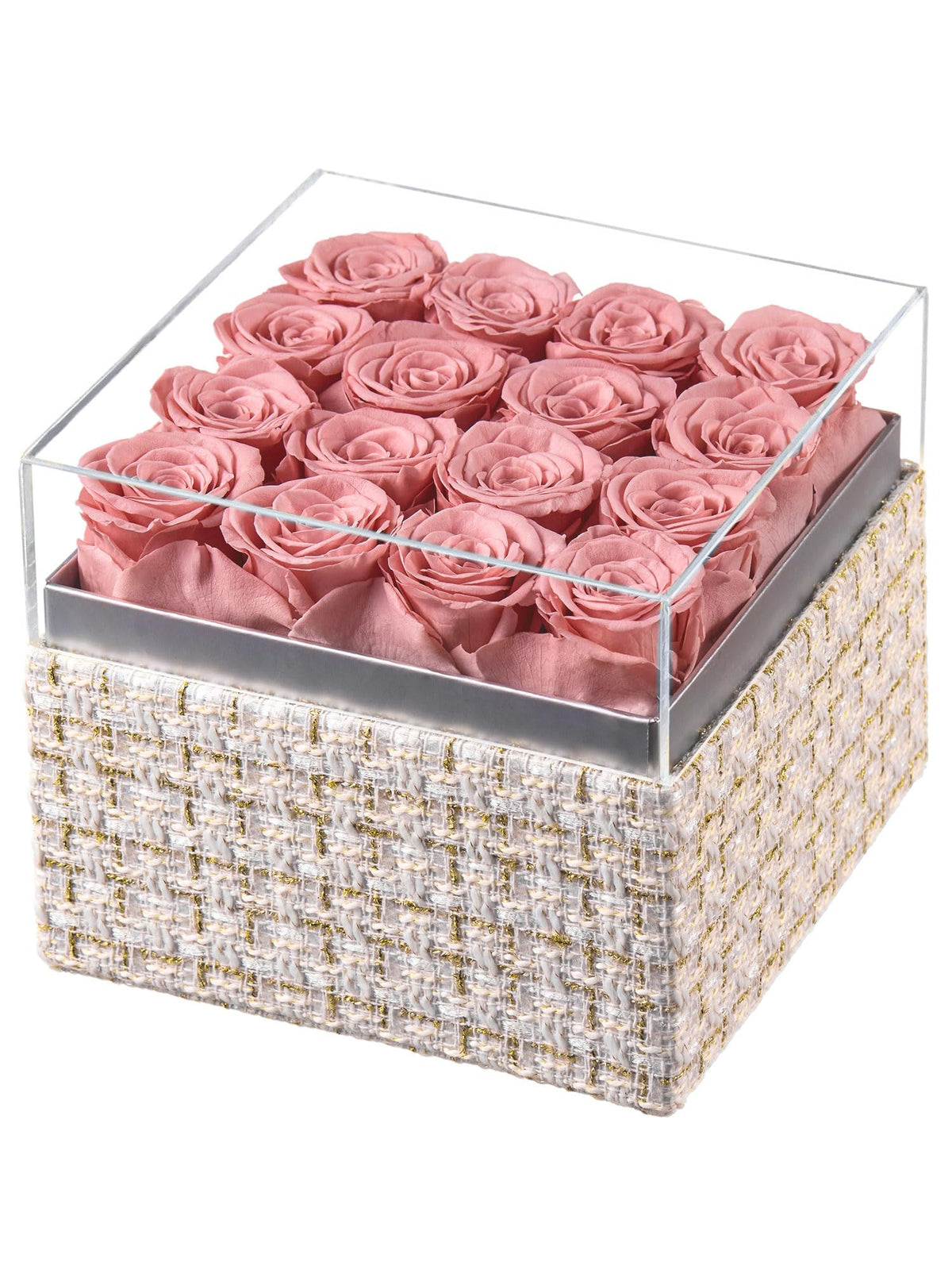 Forever Flower Preserved Rose that Last Over a Year Rose Box Pink