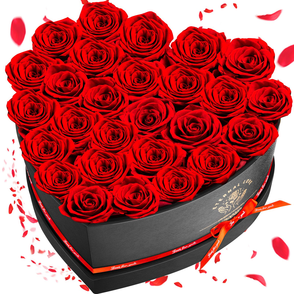 Impouo 16-Piece Preserved Rose Birthday Gifts for Women