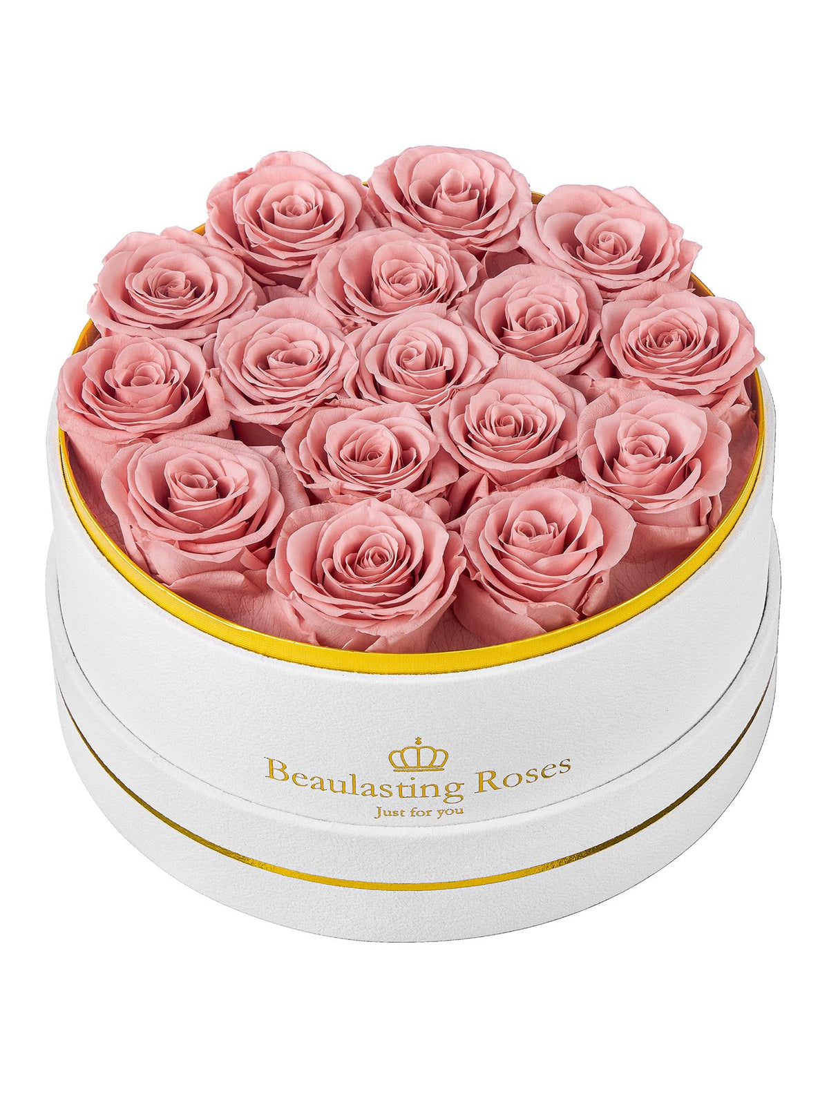 27 Preserved Roses in a Box Forever Flowers for Delivery Prime, Pink