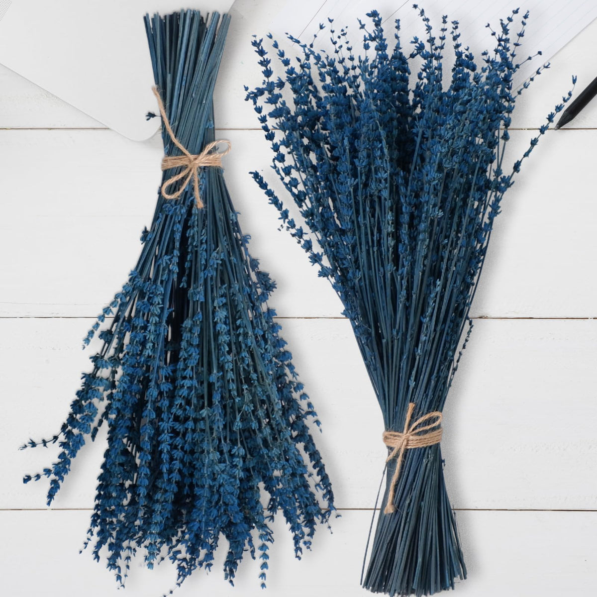 350 Stems Dried Purple Lavender Flowers for Vase Home Wedding DIY Decor