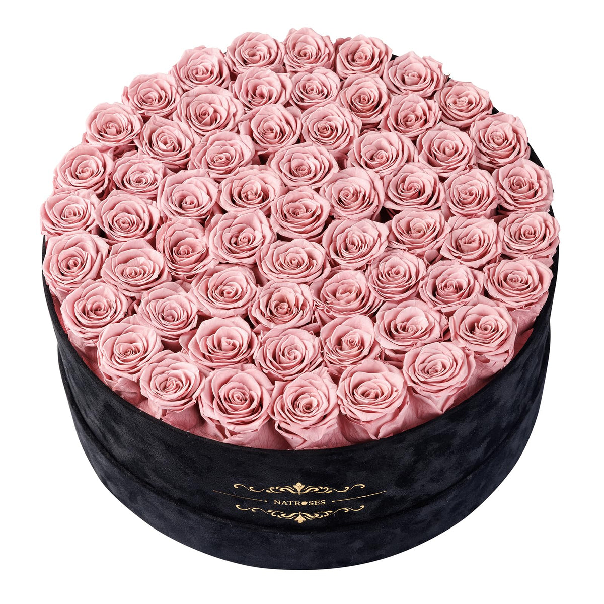 NATROSES Gifts for Her 27 Piece Forever Preserved Roses in a Box, Preserved Flowers for Delivery Birthday, Flowers Gifts for Mothers Day, Forest Green