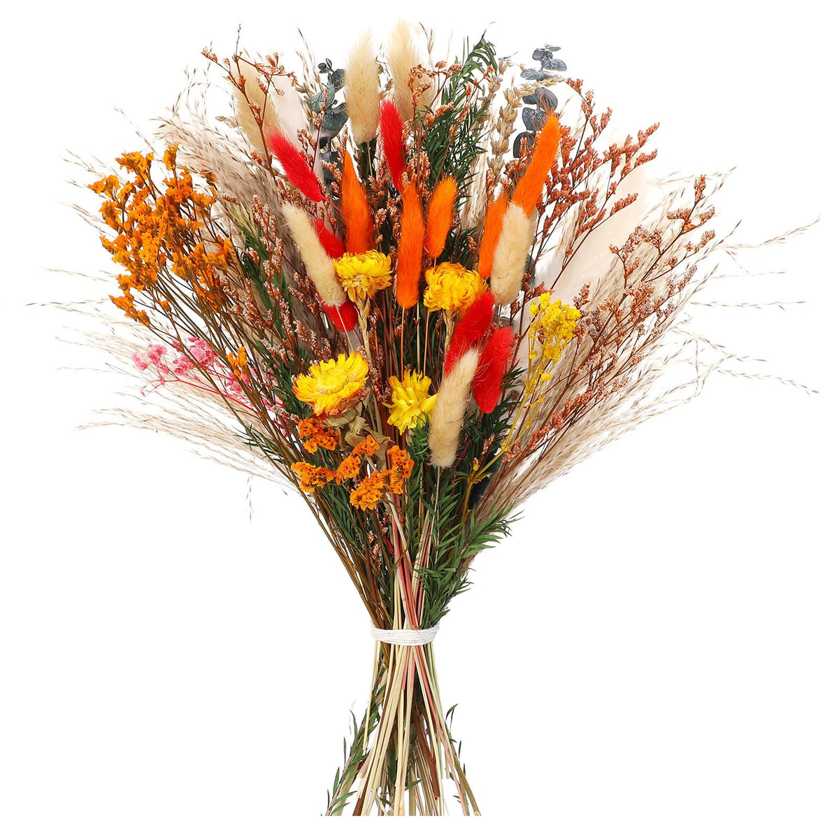 DIY Natural Dried Flower Set Bulk Boho Flowers, Pink