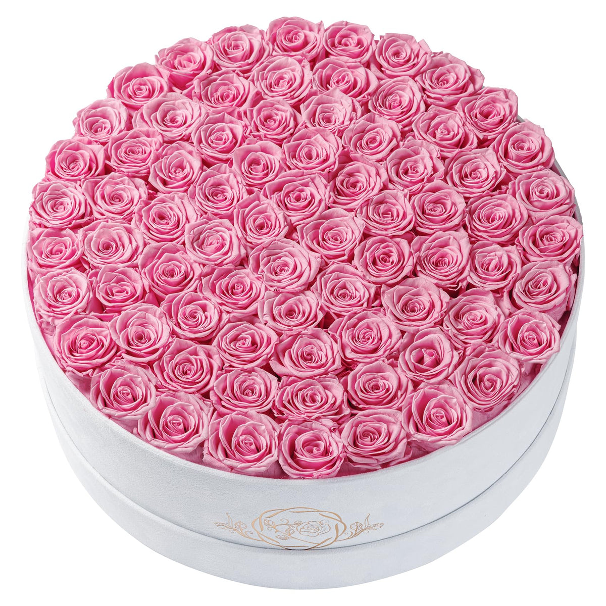 17 Flowers in Luxury Suede Box, Birthday Gifts for Women, Preserved Flowers