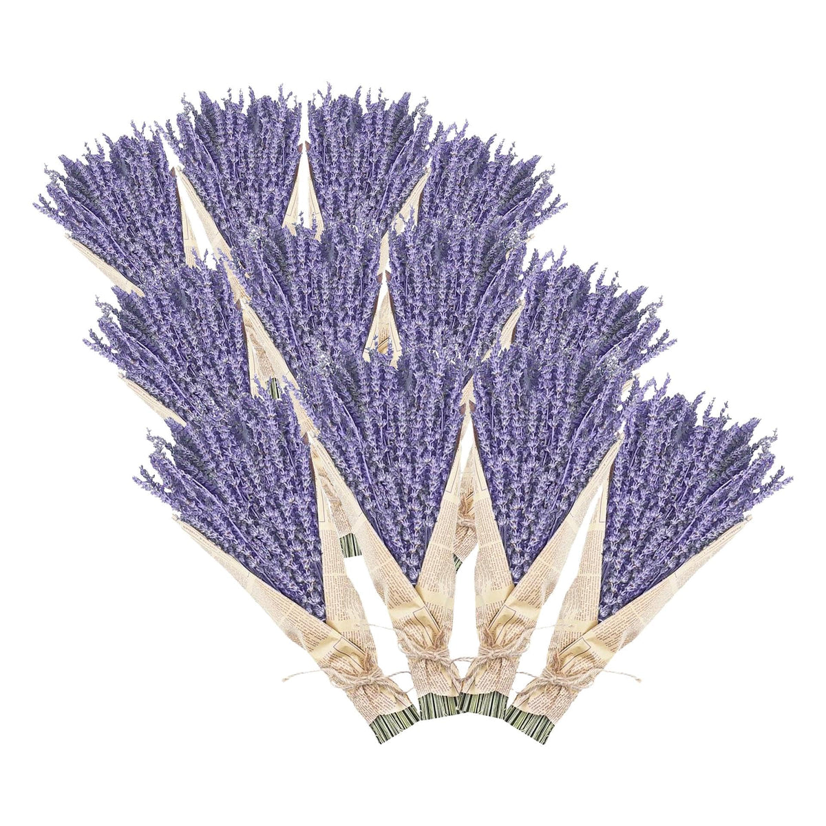 Uieke Natural Dried Lavender Bundles, 280-300 Stems, 180g/6.35oz