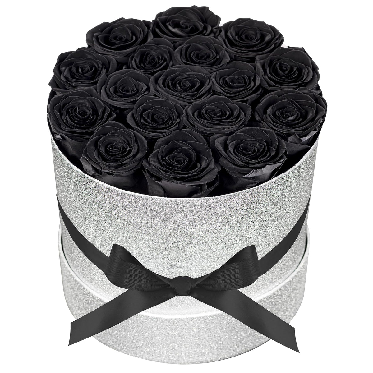 17 Flowers in Luxury Suede Box, Birthday Gifts for Women, Preserved Flowers