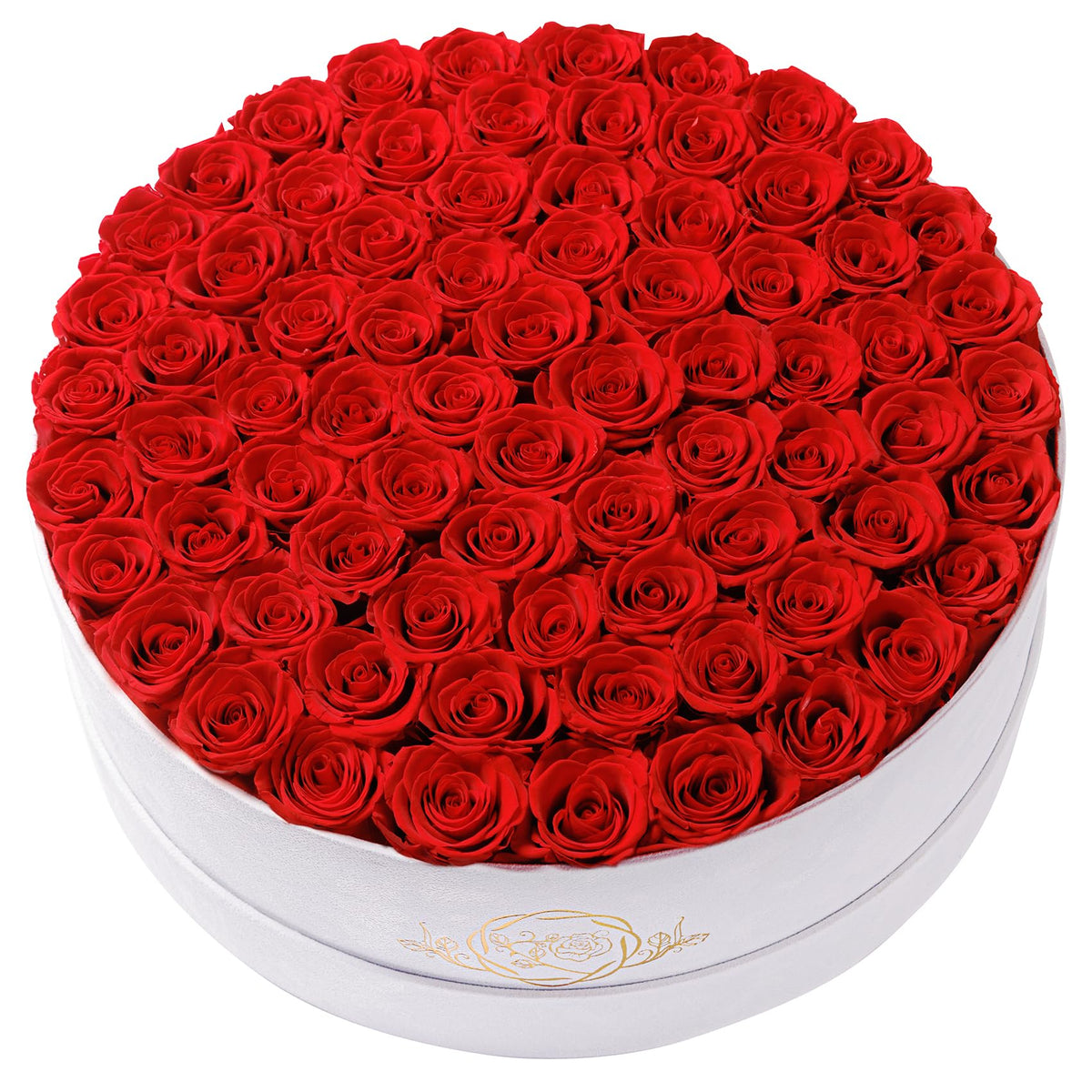 17 Flowers in Luxury Suede Box, Birthday Gifts for Women, Preserved Flowers