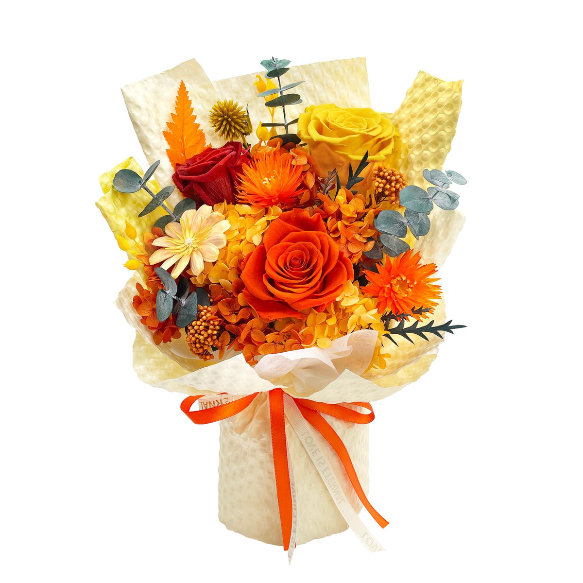 QOEAZY Flowers for Delivery, Preserved Flowers Bouquet with Gift Box, Rose Gifts for Women Mom Grandma