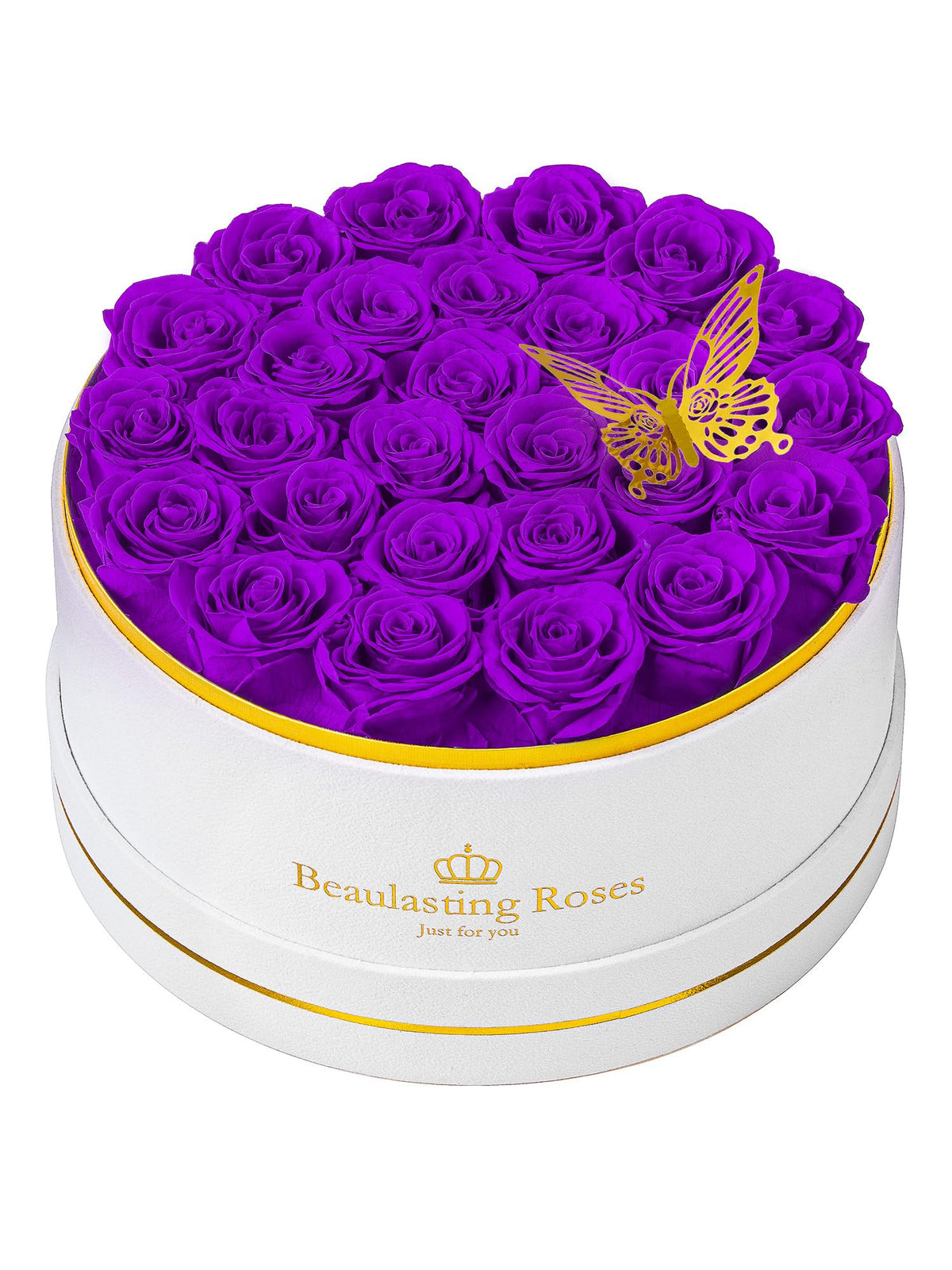 27 Preserved Roses in a Box Forever Flowers for Delivery Prime, Pink