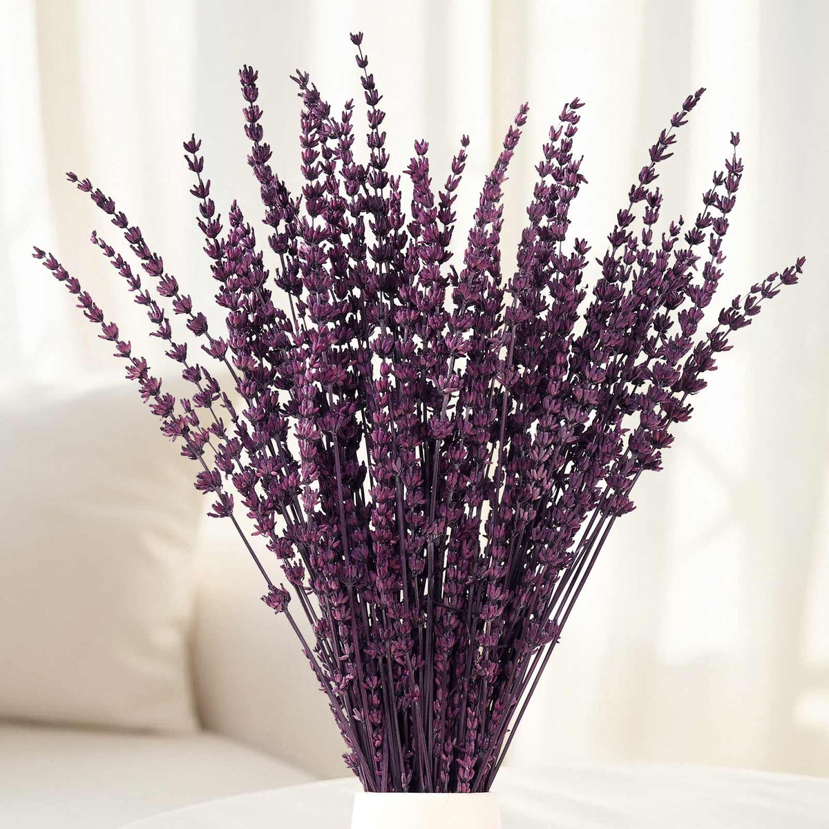 Dried Lavender Flowers, Preserved Purple Lavender Bundle, 15" -17" Natural Dried Flowers Bouquet for Wedding Vase Decor, Home Fragrance, Bathroom, Photo Props, Crafts, 70g (2.5oz)