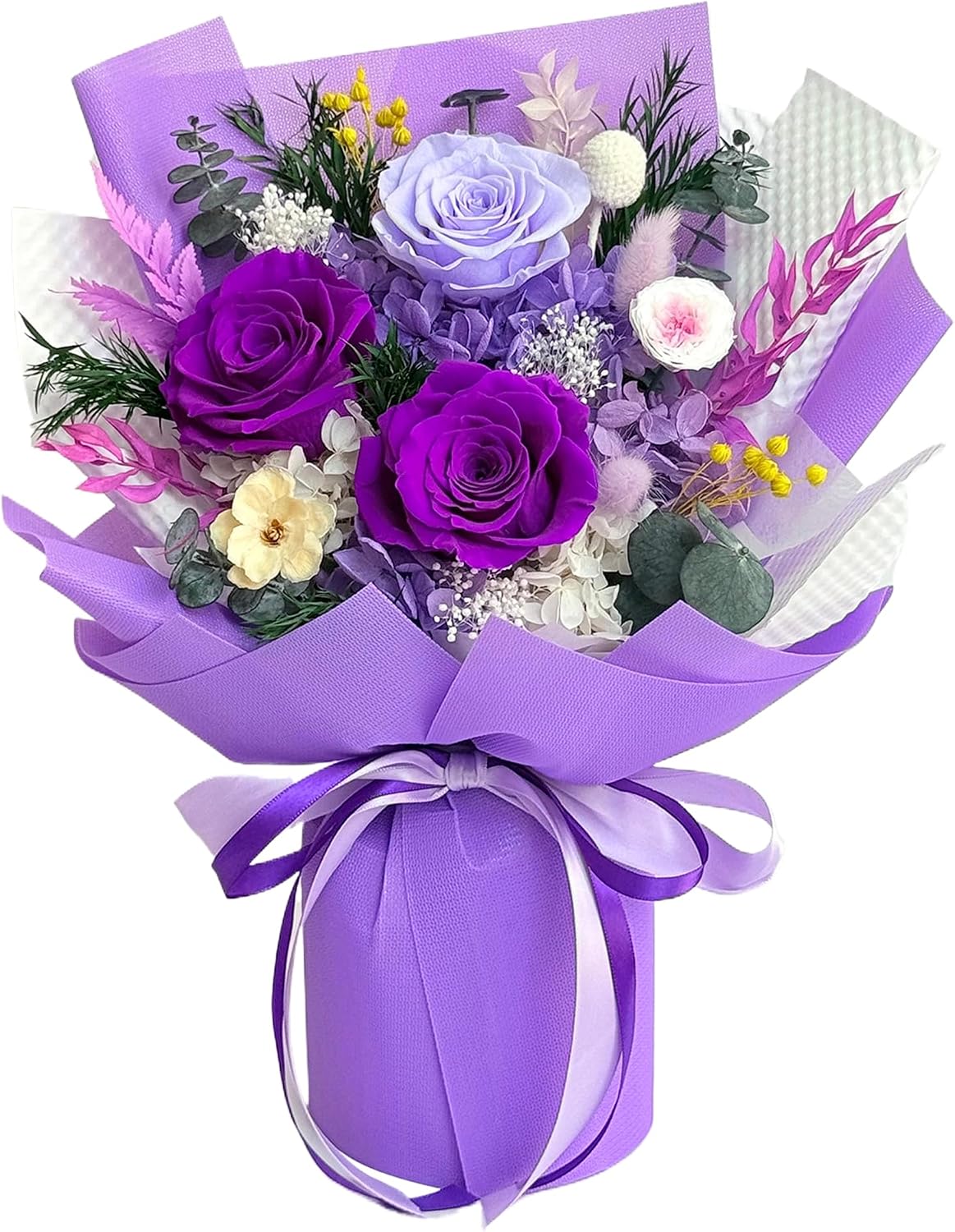 Flowers for Delivery, Preserved Flowers Bouquets, Birthday Gifts for Women Mom