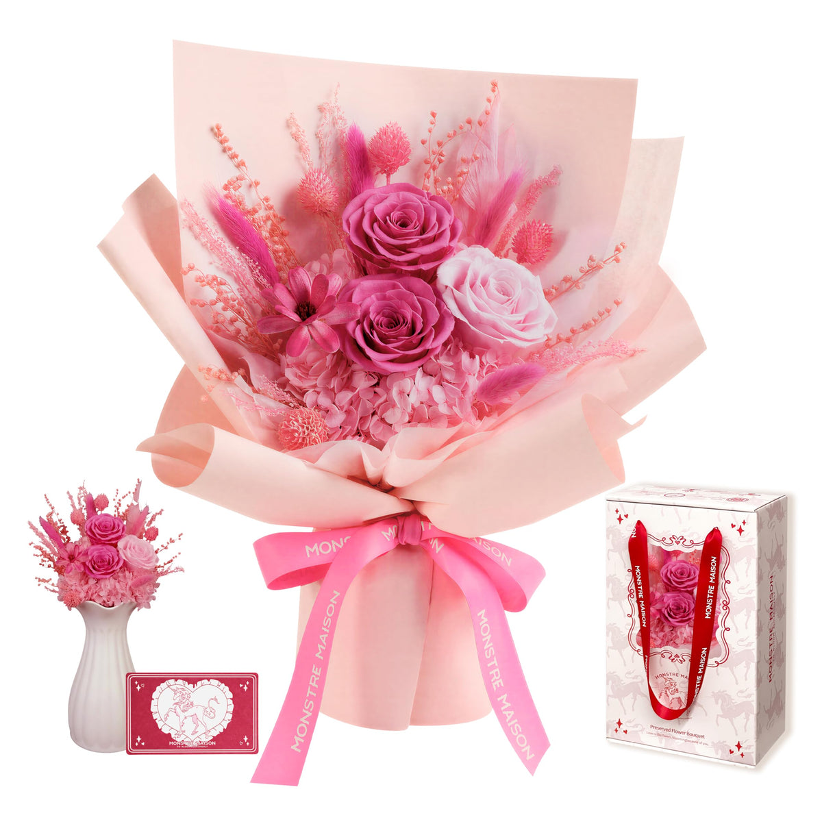 Preserved Flowers for Delivery, Anniversary and Birthday Gifts for Women