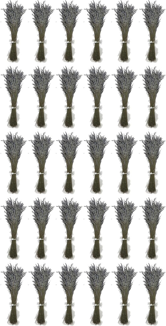 Kaze Home Natural Dried Lavender Flower Bundle Grosso Bulk Bunches | 3000 Stems, 23 inch Extra Long, 8 lb | Home Decoration, Fragrance, Bouquet Weddin