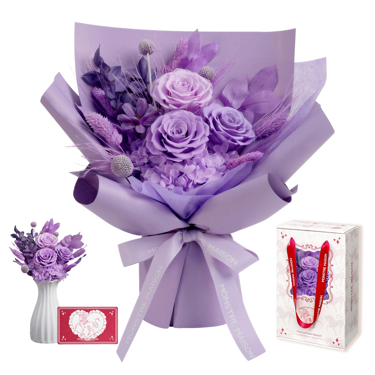 Preserved Flowers for Delivery, Anniversary and Birthday Gifts for Women