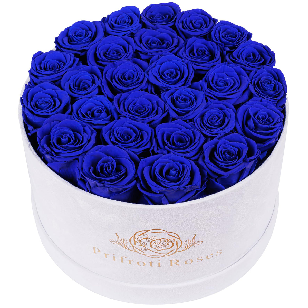 17 Flowers in Luxury Suede Box, Birthday Gifts for Women, Preserved Flowers