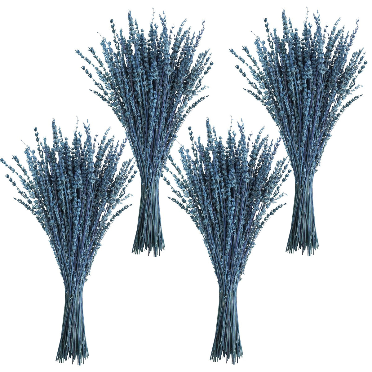 Uieke Dried Lavender Flowers Bundle, 16" Dried Lavender Bouquet Blue Flowers for Shower Weeding Home Fragrance Vase Crafts Decor, 50g(1.76oz)
