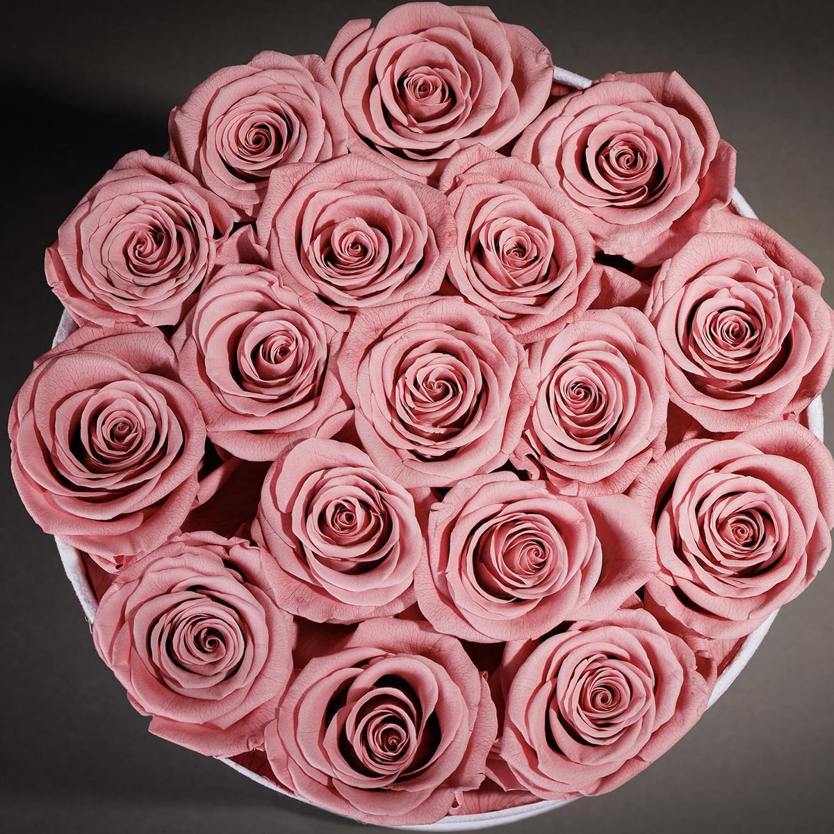 17 Flowers in Luxury Suede Box, Birthday Gifts for Women, Preserved Flowers