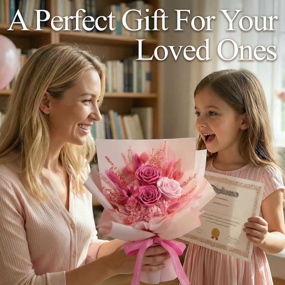 Preserved Flowers for Delivery, Anniversary and Birthday Gifts for Women