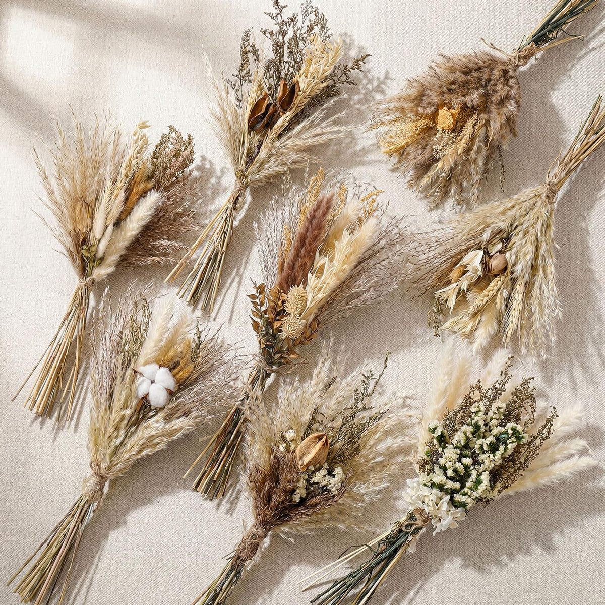 Layhit 4 Pack Large Size Boho Dried Flowers 15-17 Inch, Gerbera Daisy
